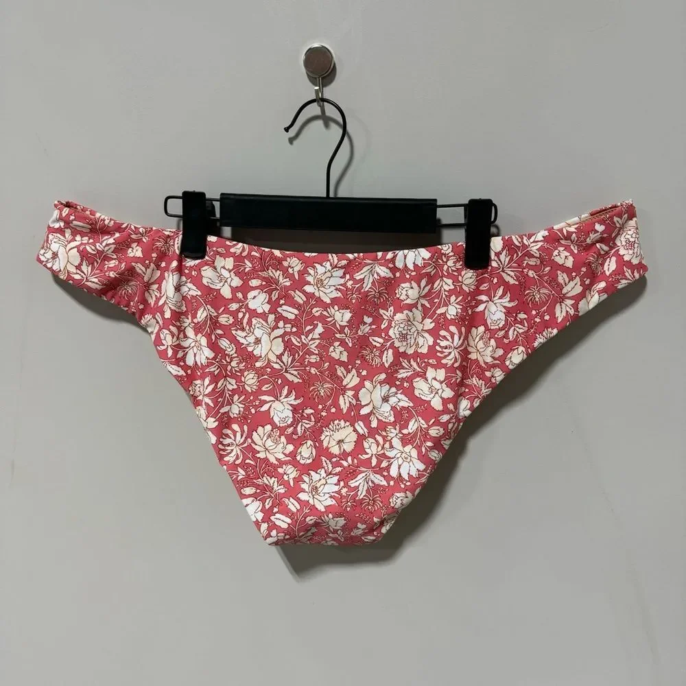 J.Crew - Size 2X - NWT - Curved-waist cheeky bikini bottom in tossed floral